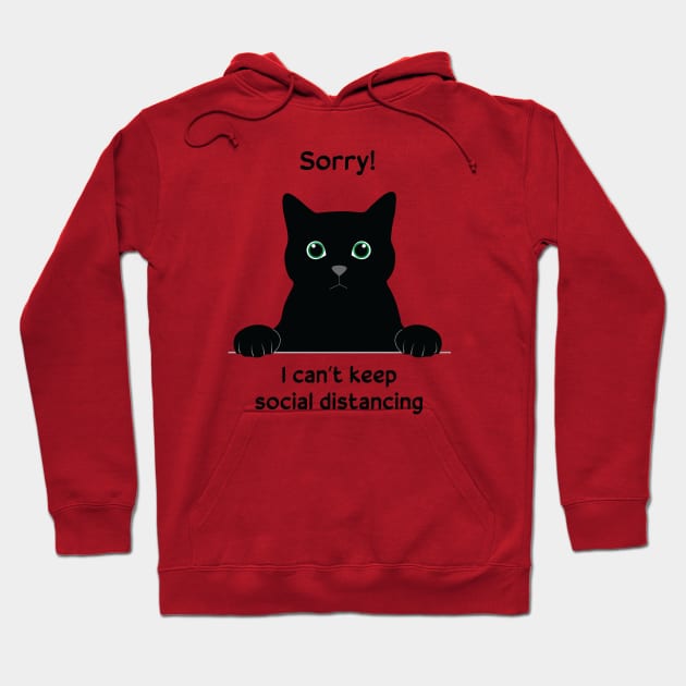 I can't keep social distancing Hoodie by grafart